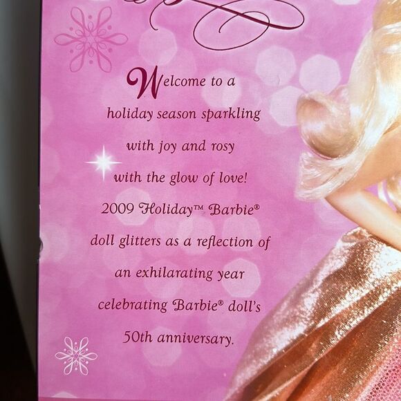 New in box Mattel Barbie Collector 2009 Holiday Barbie - Picture 5 of 6